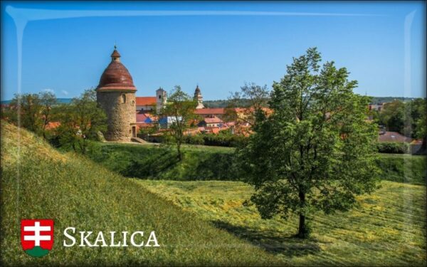 Mesto Skalica IV. - Resin fridge magnet