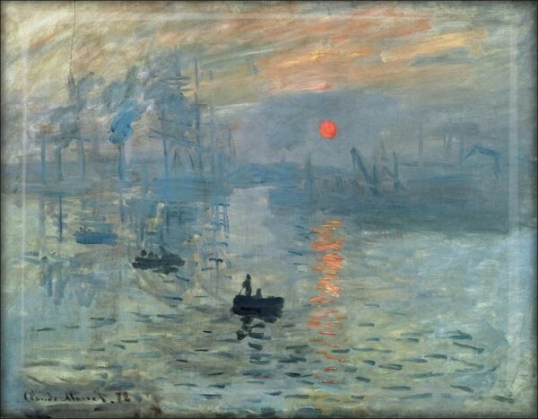 Monet - Sunrise - Resin fridge magnet