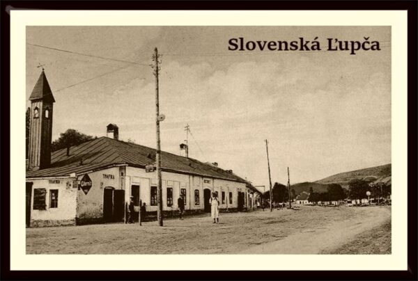 Slovenská Ľupča - Tobacconist - Resin fridge magnet