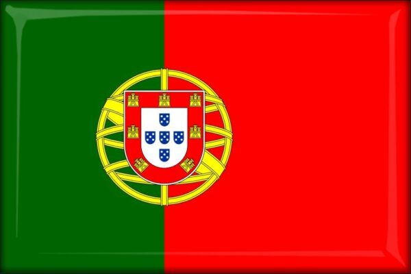 Portugal - Flag - Resin fridge magnet