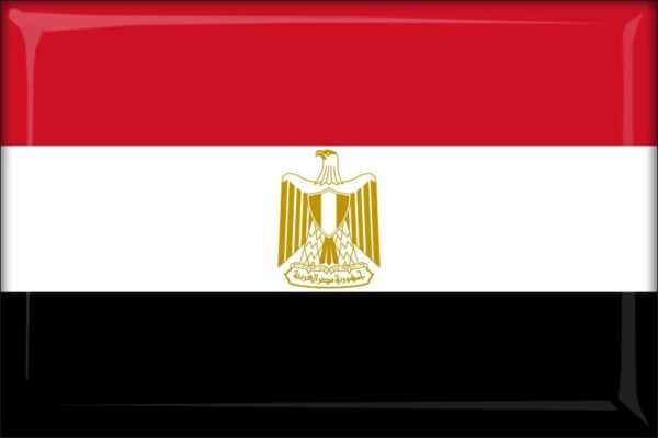 Egypt - Flag - Resin fridge magnet