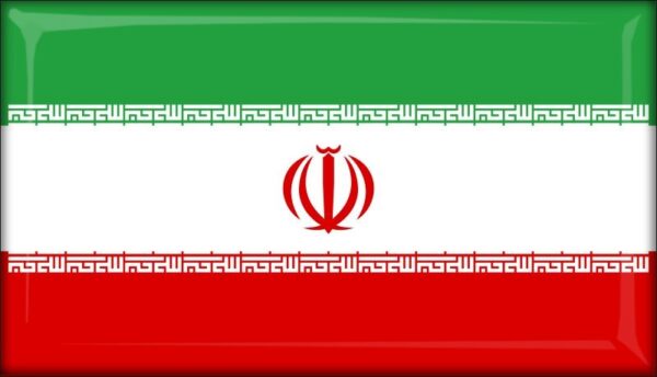 Iran - Flag - Resin fridge magnet
