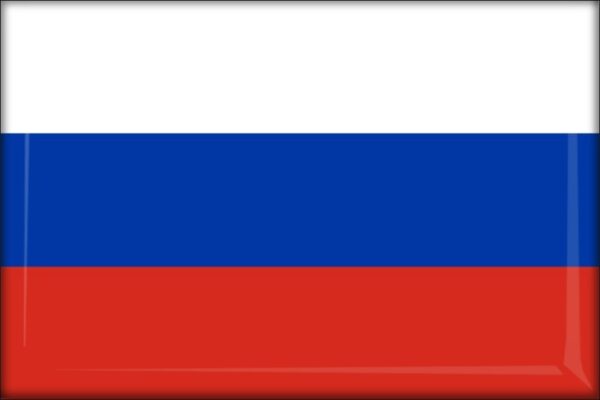 Russian Federation - Flag - Resin fridge magnet