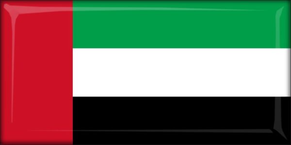 United Arab Emirates - Flag - Resin fridge magnet
