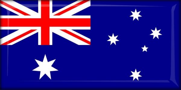 Australia - Flag - Resin fridge magnet