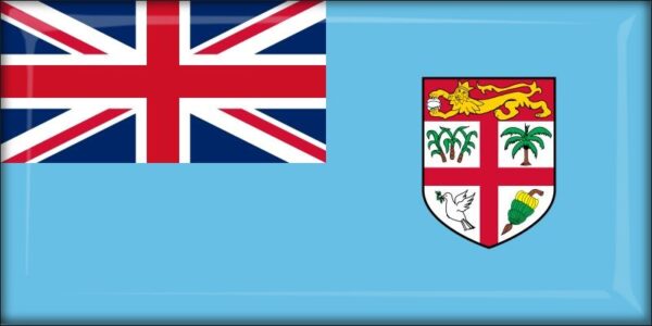 Fiji - Flag - Resin fridge magnet