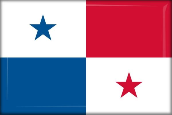Panama - Flag - Resin fridge magnet