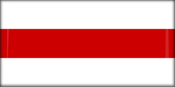 Belarus - historical - Flag - Resin fridge magnet