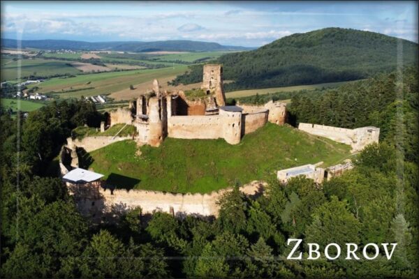 Zborov Castle - Resin fridge magnet