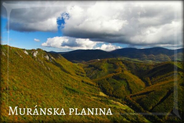 Muránska Planina National Park II. - Resin fridge magnet