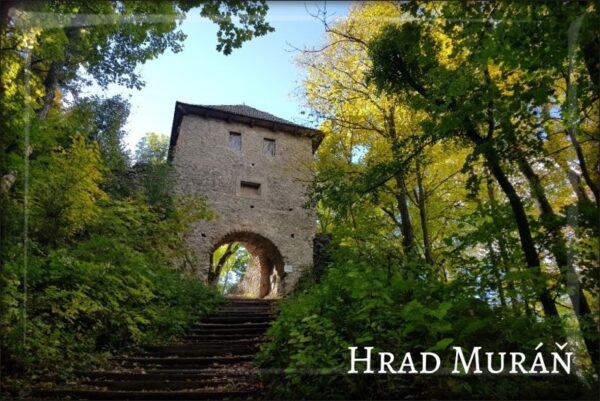 Muráň Castle II - Resin fridge magnet