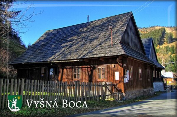 Vyšná Boca – Mining House - Resin fridge magnet