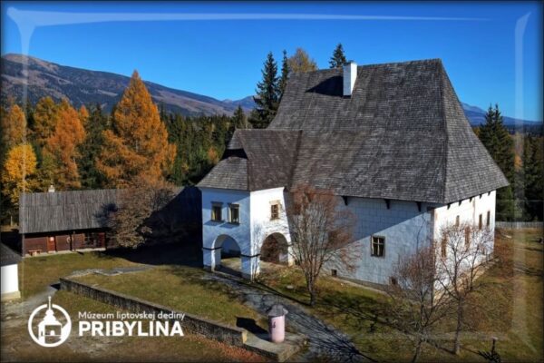 Open-air museum Pribylina - Manor - Resin fridge magnet