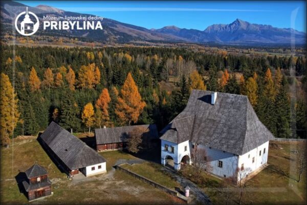 Open-air museum Pribylina - Manor - Resin fridge magnet