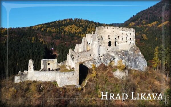 Castle Likava I. - Resin fridge magnet