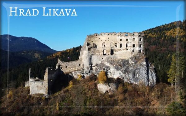 Castle Likava II. - Resin fridge magnet