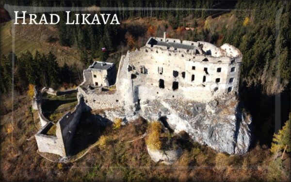 Castle Likava III. - Resin fridge magnet