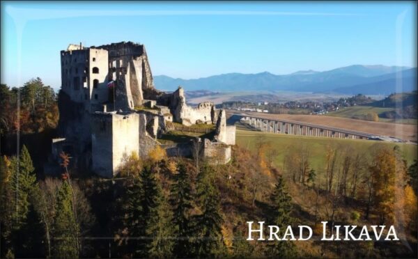 Castle Likava IV. - Resin fridge magnet