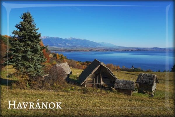 Havranok Archeoskanzen II. - Resin fridge magnet
