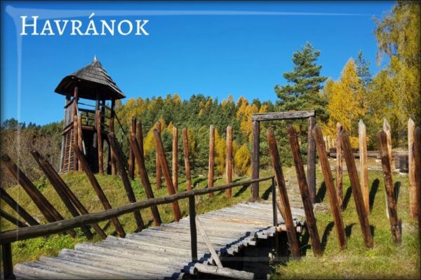 Havranok Archeoskanzen III. - Resin fridge magnet