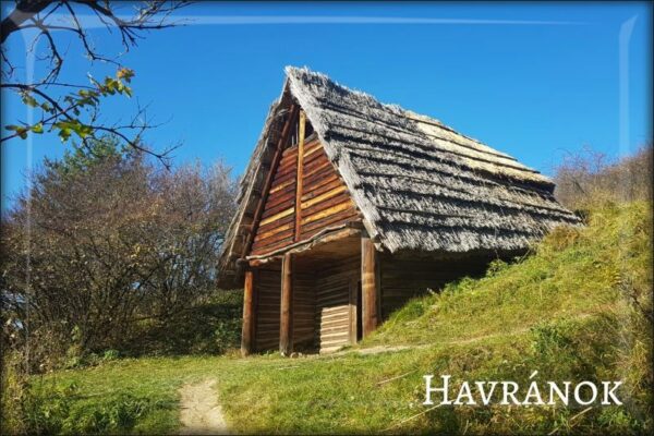 Havranok Archeoskanzen IV. - Resin fridge magnet