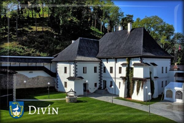 Divín - Zichy manor house - Resin fridge magnet