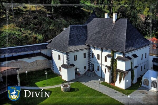 Divín - Zichy manor house - Resin fridge magnet