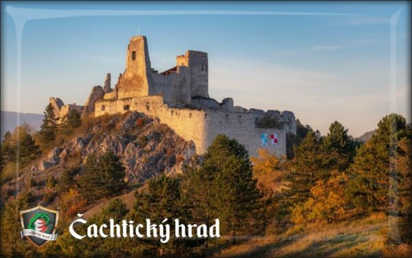 Čachtice castle V. - Resin fridge magnet