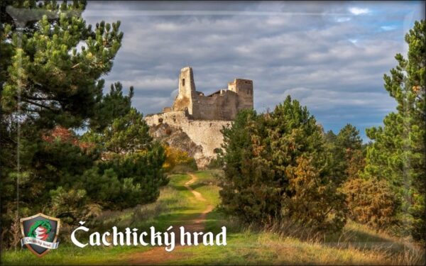 Čachtice castle VI. - Resin fridge magnet