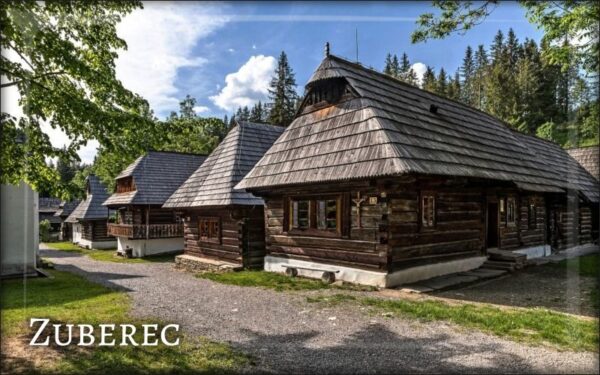 Orava Village Museum, Zuberec I. - Resin fridge magnet
