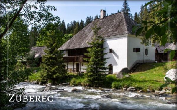 Orava Village Museum, Zuberec II. - Resin fridge magnet