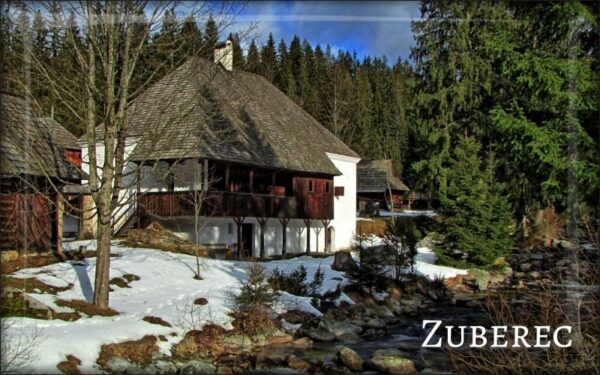 Orava Village Museum, Zuberec IV. - Resin fridge magnet