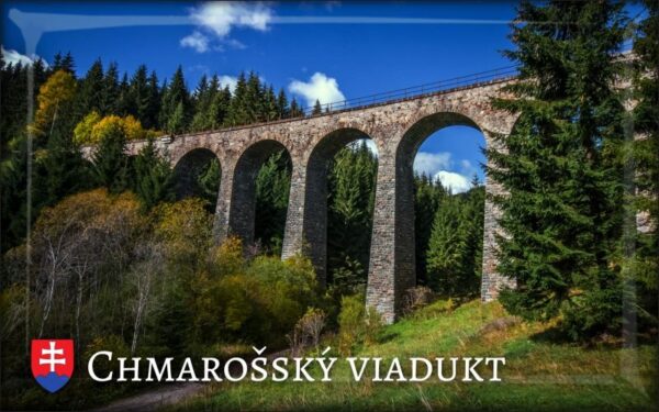 Chmaroš Viaduct I. - Resin fridge magnet