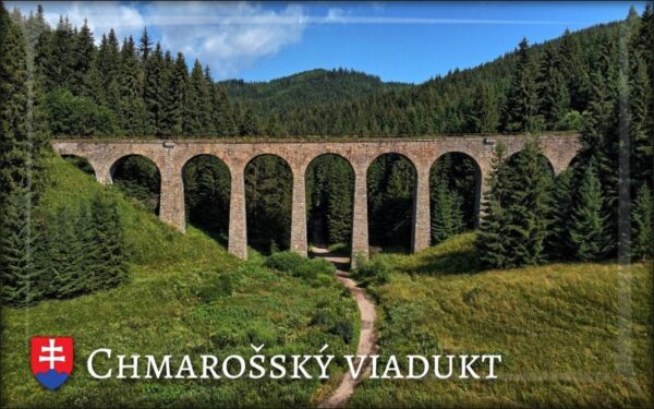 Chmaroš Viaduct II. - Resin fridge magnet