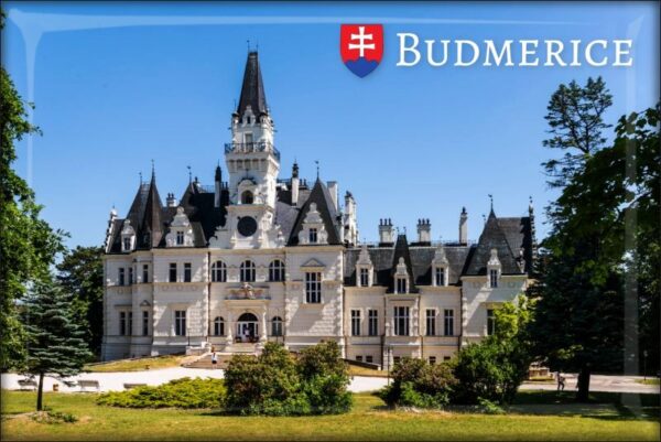 Manor House Budmerice I. - Resin fridge magnet