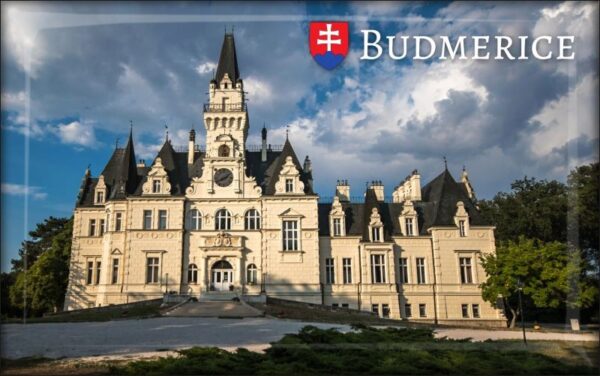 Manor House Budmerice II. - Resin fridge magnet