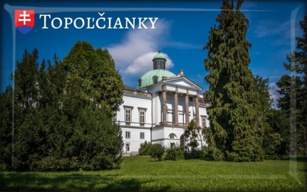 Topoľčianky Castle I. - Resin fridge magnet