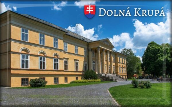 Manor House Dolná Krupá II. - Resin fridge magnet