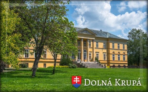 Manor House Dolná Krupá III. - Resin fridge magnet