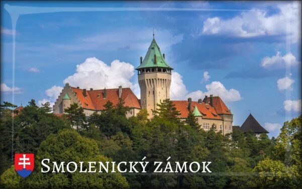 Smolenice Castle I. - Resin fridge magnet