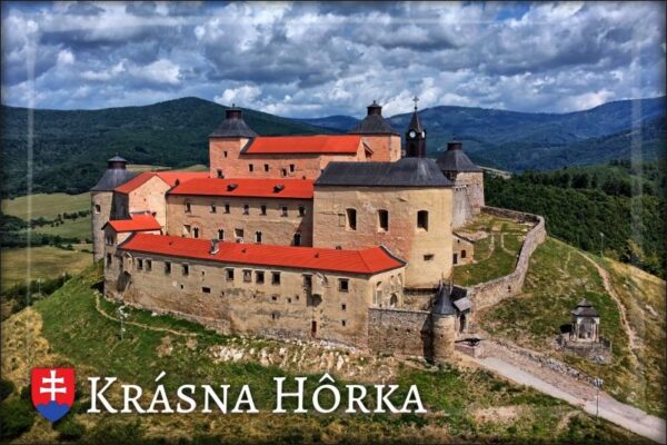 Krásna Hôrka Castle I. - Resin fridge magnet