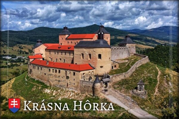 Krásna Hôrka Castle II. - Resin fridge magnet