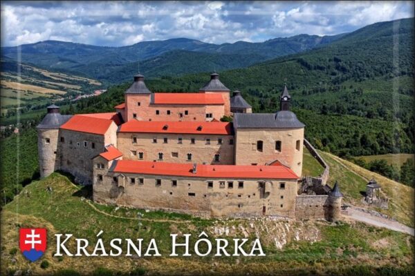 Krásna Hôrka Castle III. - Resin fridge magnet