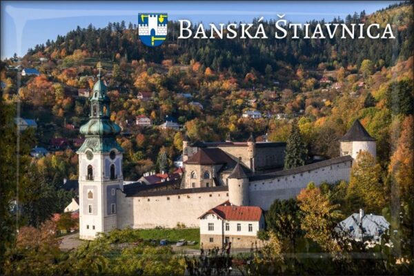 Banská Štiavnica II. - Resin fridge magnet