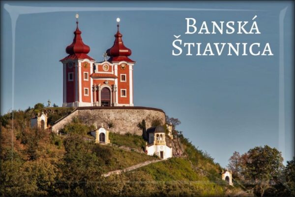 Banská Štiavnica - Calvary II. - Resin fridge magnet