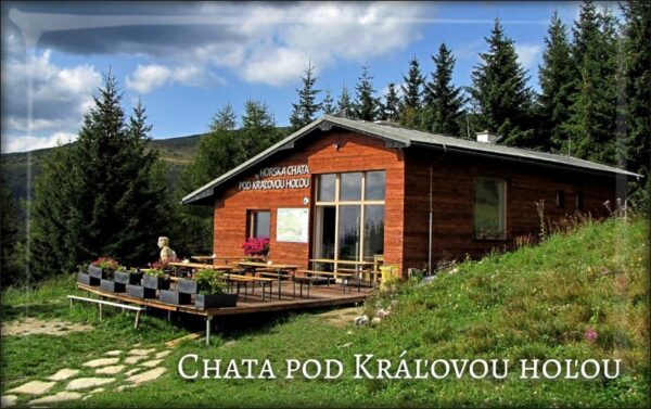 Mountain Hut under Kráľova Hoľa II. - Resin fridge magnet