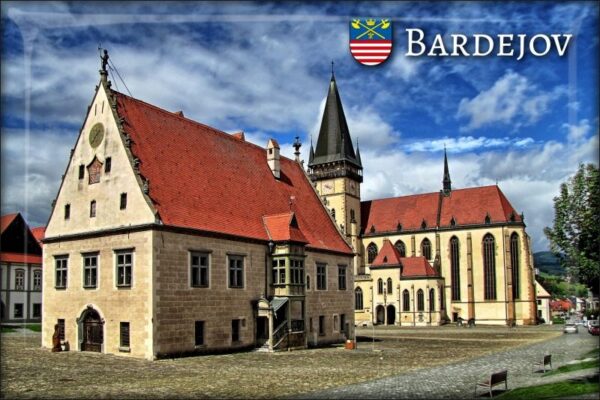 Bardejov - Town Hall - Resin fridge magnet