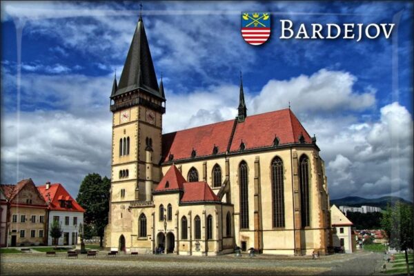 Bardejov - Basilica of St. Egidio - Resin fridge magnet