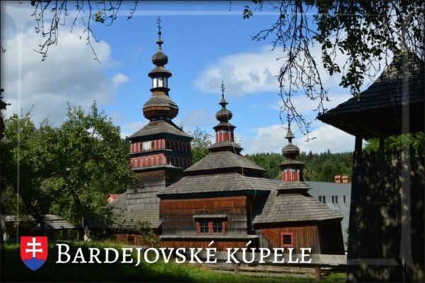 Bardejov spa - open-air museum - Resin fridge magnet