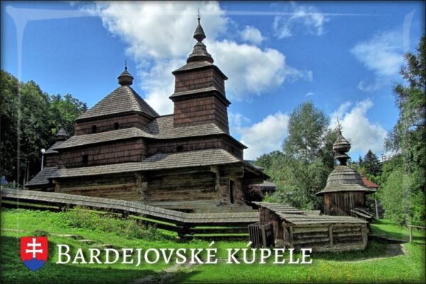 Bardejov spa - open-air museum II. - Resin fridge magnet